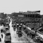 1914 Weeghman Park Addison Road view