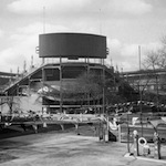 View of Sheffield Avenue at Waveland Outside Wrigley Field in 1937